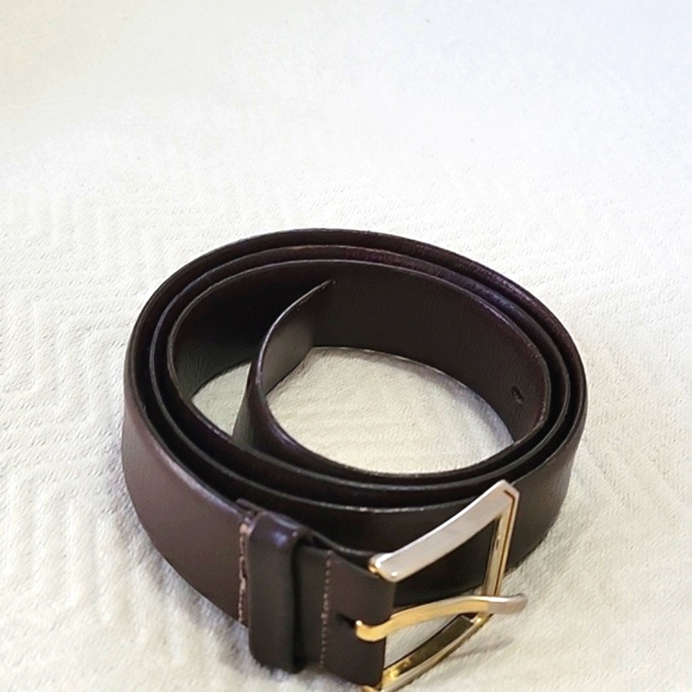 Brown Aniline Cowhide Belt Uruguay